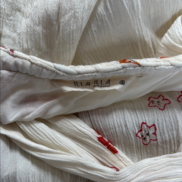 ILLA ILLA Magic Moments Maxi Cream Floral Backless Halter Maxi Dress Size S - Picture 12 of 12